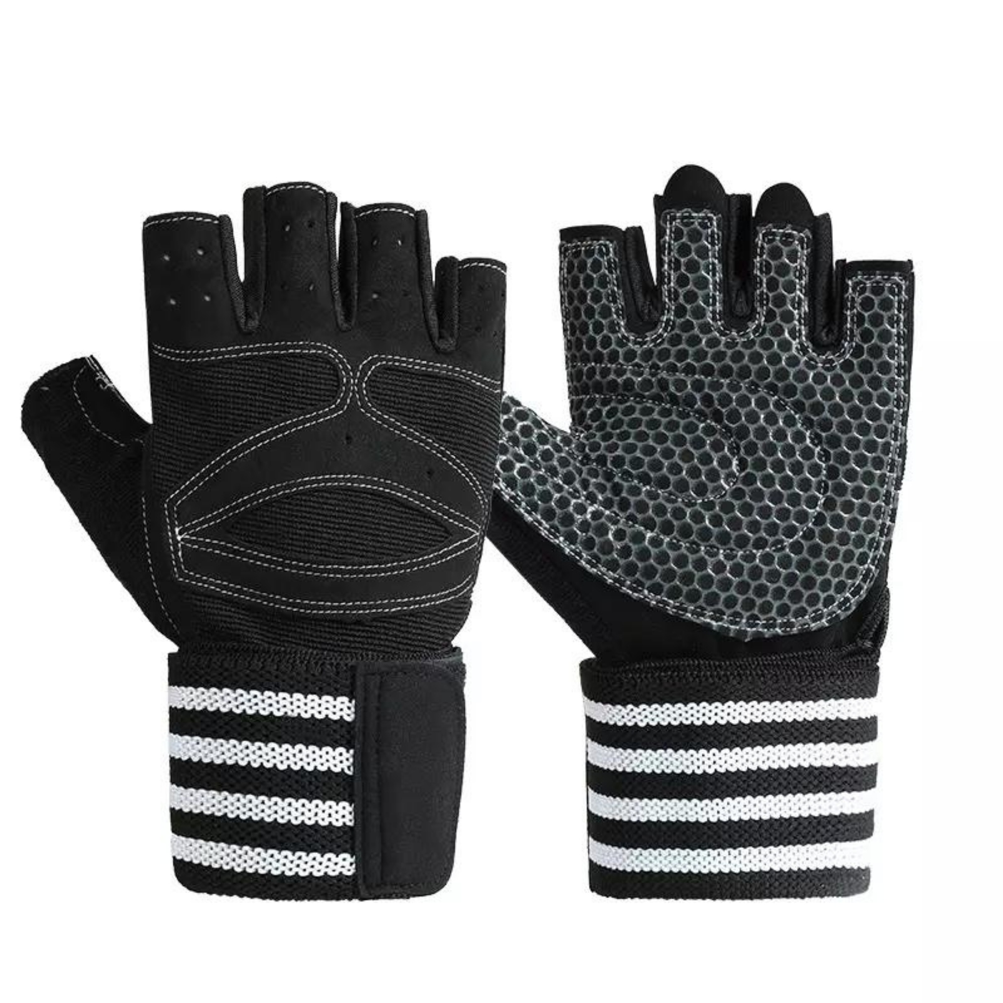 High quality Premium Workout Gym Gloves Wrist Wraps Support Fitness Training Exercise Gloves Weight Lifting Gloves