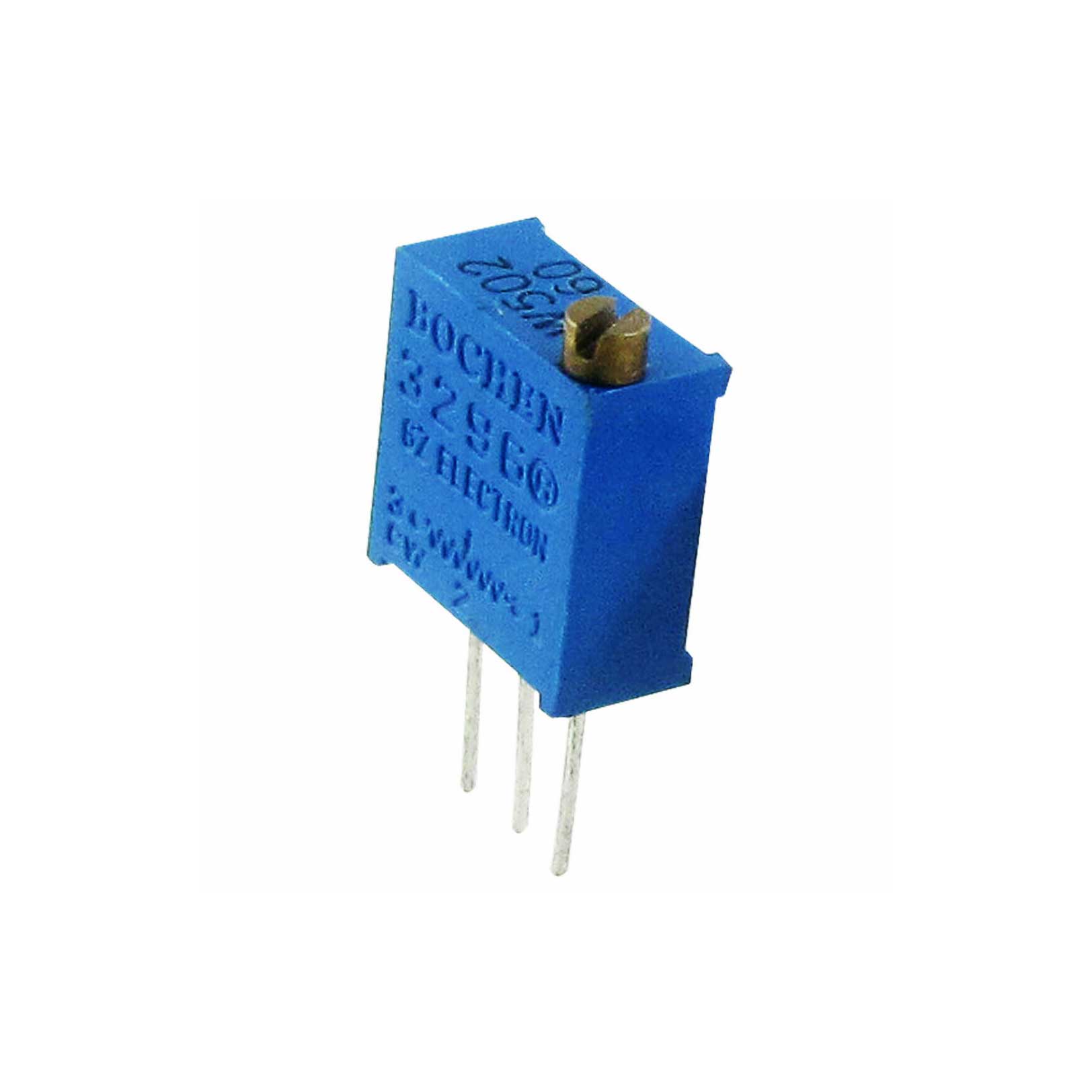 3296 103 Square Cermet 10K Ohm 1/2W Vertical Potentiometer Variable Resistors 3 Pin Leads 10K Ohm Trimpot Trimmer 103 Potentiometer 25 Turn 3 Pin 3296 Adjustment Trim Pot- 3Pcs
