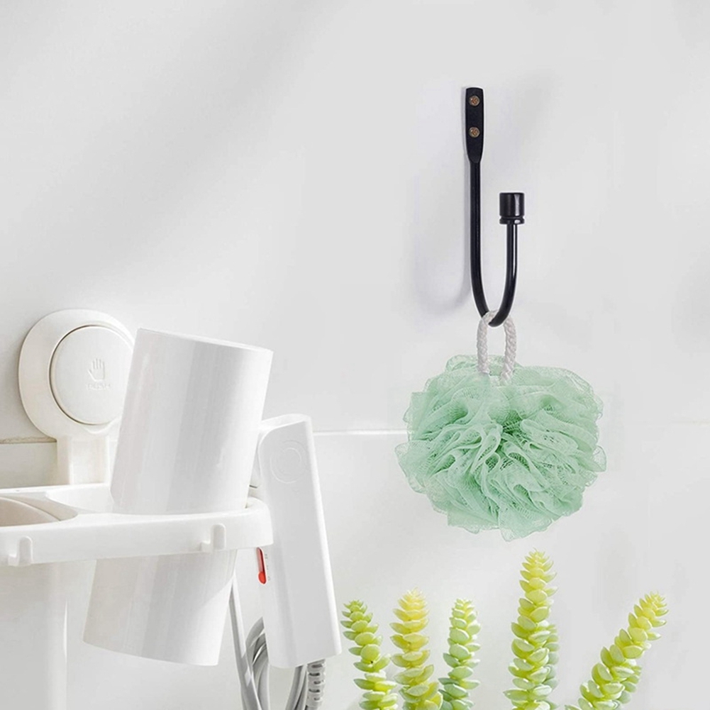 4X Curtain Holdback, Wall Mounted Curtain Tieback Hooks, Metal Decorative Window Drapery Holder Curtain Hook. 