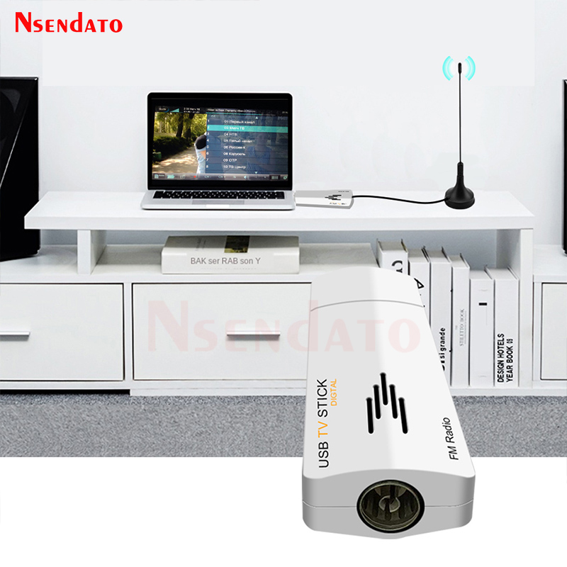 Digital USB 2.0 Analog TV Stick for Worldwide TV Tuner Receiver FM Radio with Remote Control for PC Laptop,. 