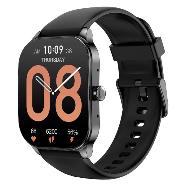 Amazfit Pop 3S Bluetooth Calling AMOLED Display Smart watch - Black / Silver
