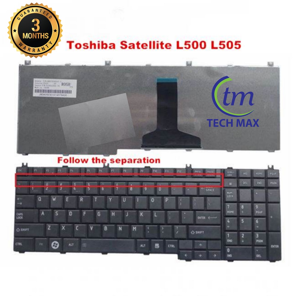 Laptop Keyboard For Toshiba L500 L505 L500D L505D L550 L555 Laptop US Keyboard