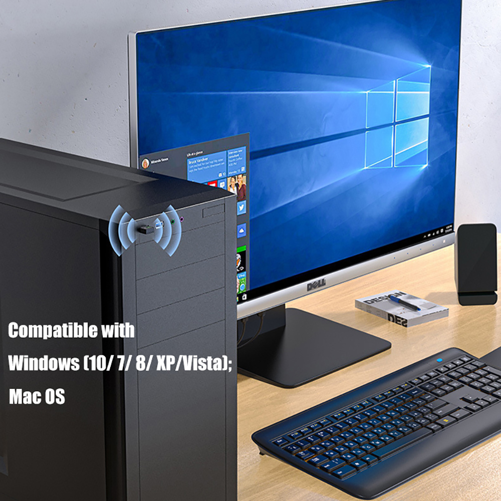 5G Wifi Adapter WiFi Usb 3.0 Adapter 1200Mbps Wireless Network Card Wifi Dongle Receiver Lan Ethernet Adaptor For Pc Laptop. 