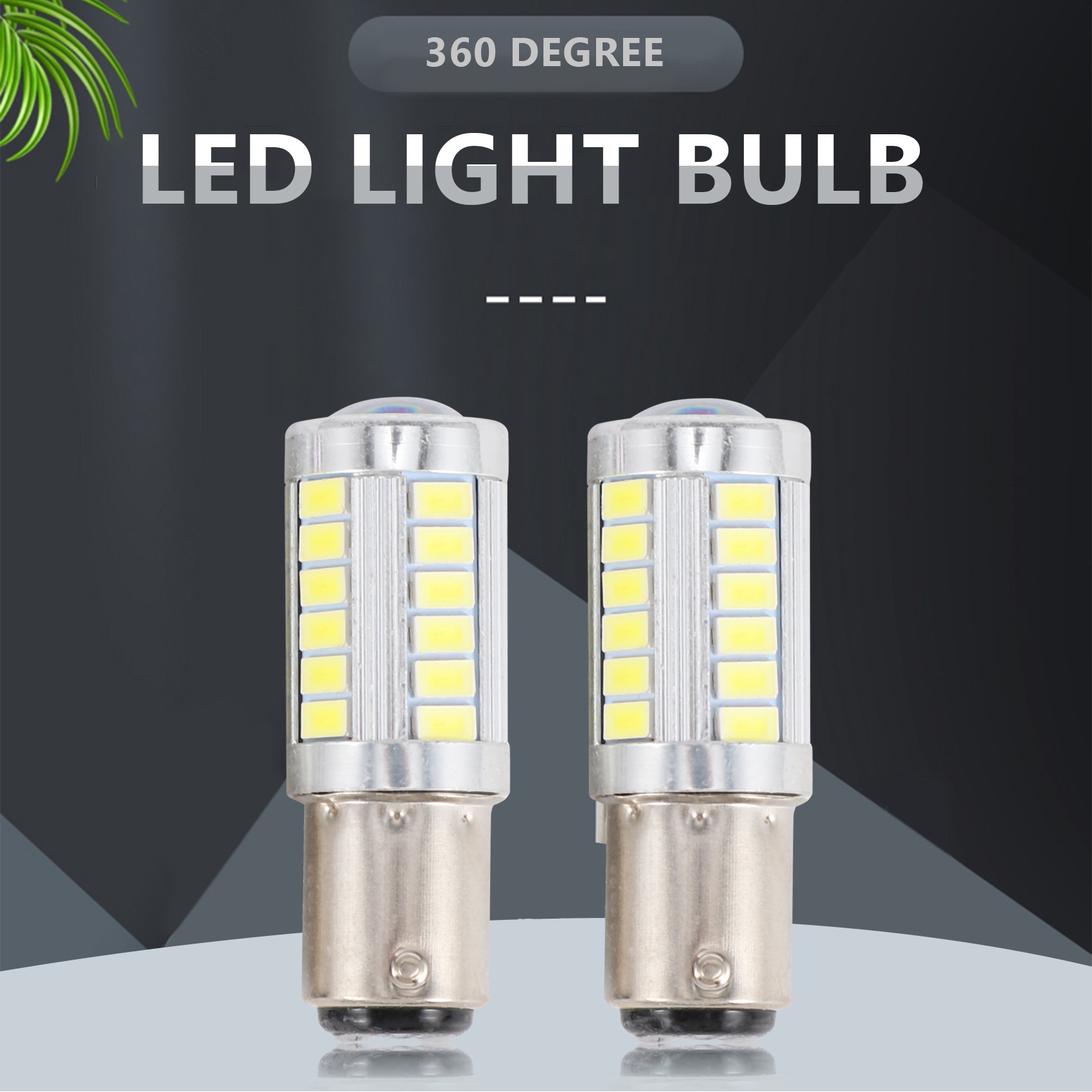 Super Bright Led 1157 Led Light Bulb P21/5W BAY15D Led Bulbs With 33SMD 5730 Chipsets For Brake, Turn, Parking, Reverse And Back Up Lights, Xenon White (Set Of 2). 
