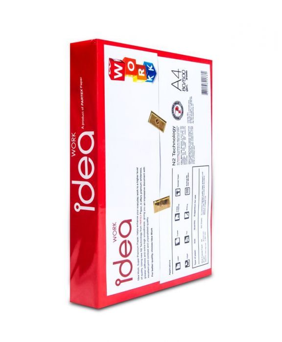 80 GSM Idea A4 Size Paper 500 Sheets. 