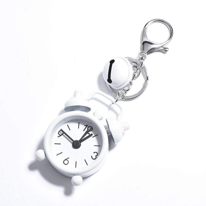 1 Pcs Mini Alarm clock key chain pendant creative car Ladies Bag key Ring small gift - Key Ring. 