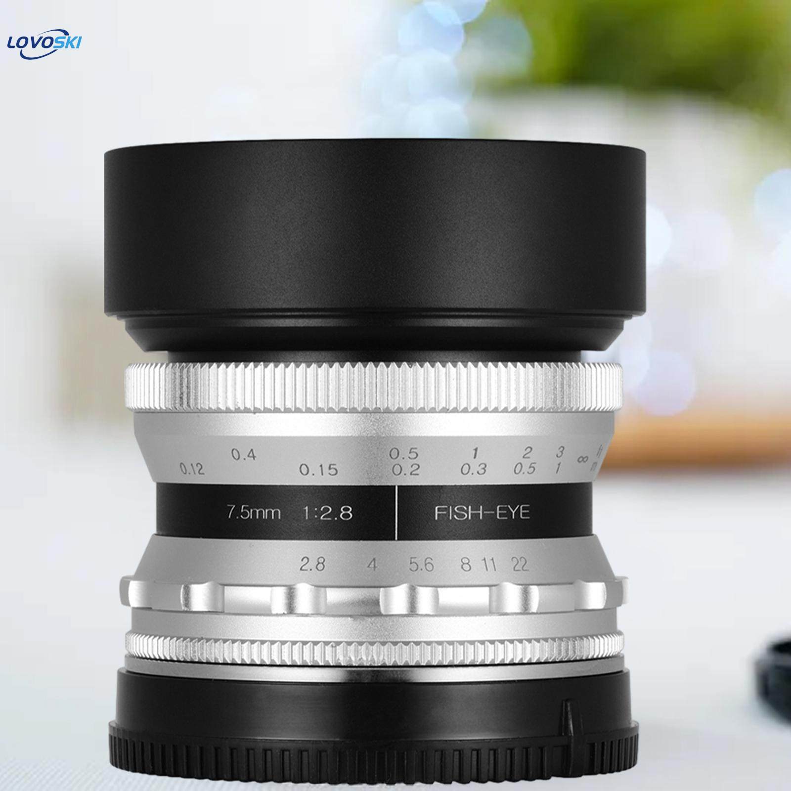 Manual Lens 7.5mm Durable Heavy Duty Camera Easy to Install Stable Performance Supplies. 