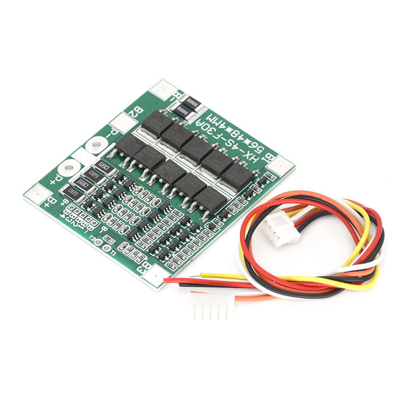 4S 30A 14.4V Balancer BMS 18650 Lipo Li-ion Lithium Battery Protection Board LiFePO4 4S BMS Balancing Charging Circuit PCM. 