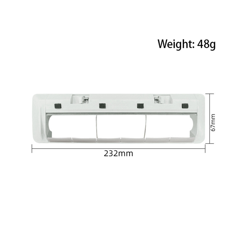 1 Piece Main Brush Cover White Replacement Accessory Kit for Bot W10 W10Pro Vacuum Cleaner