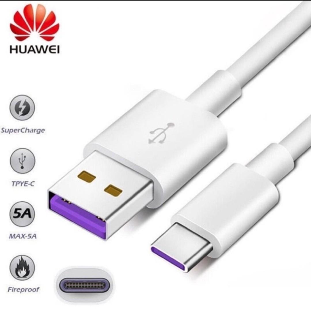 USB Type-C Fast Charging Data Cable For Huawei P10 / P10 Plus / P20 Lite / P20 Mate 30 Pro Mate 40 Pro P30 Pro USB Type C Cable - White. 