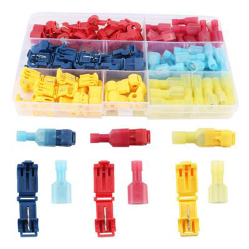 T-Shaped Wire Connector, Self-Peeling Quick-Splicing Wire Terminal