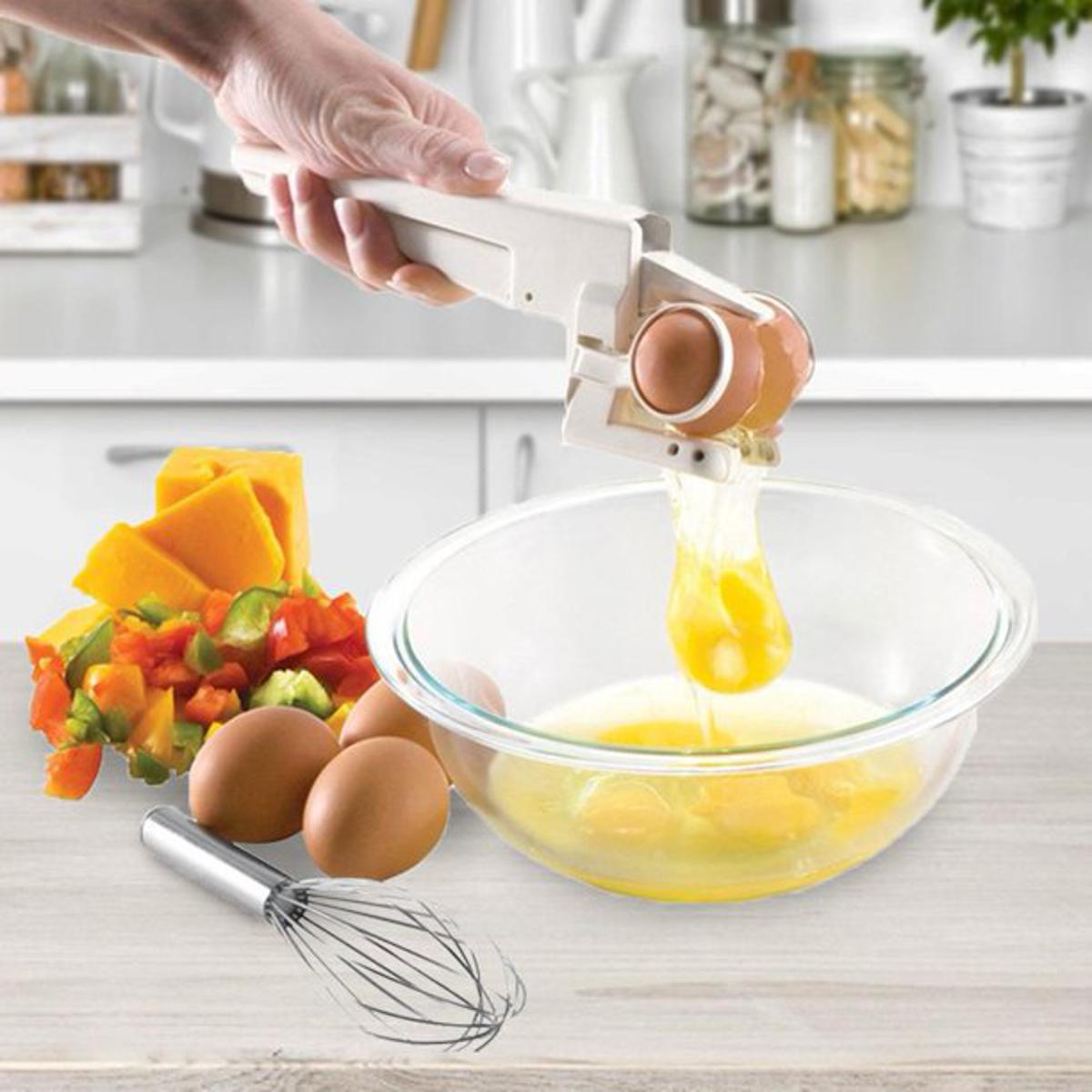 EZ Egg cracker with separator 2 in 1