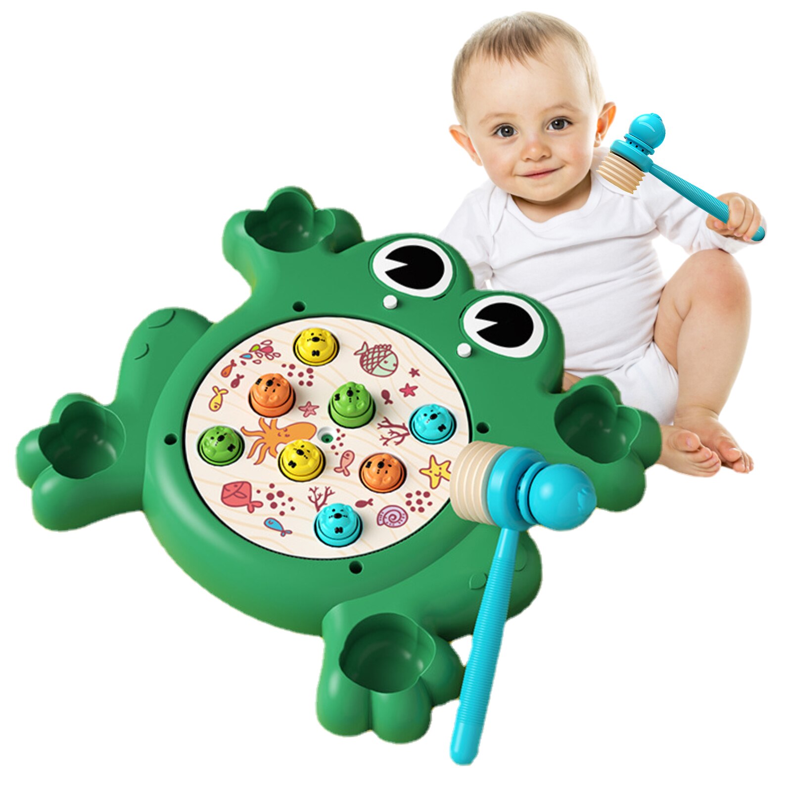 Whack A Frog Game Toddlers Toys Kids Board Games Whack Mole Game