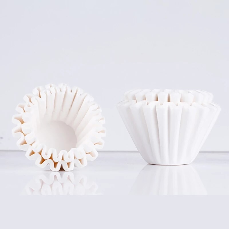 Kalita Wave Paper Filter 50 Sheets Pour Over Coffee Filter 155# for 1 To 2 Cups/185# for 2-4 Cupsr 50p Hand Brew Paper Filters. 