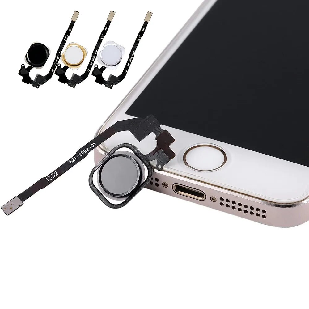 Home Button Fingerprint Scanner Touch ID Return Key Flex Cable For iPhone 5S. 