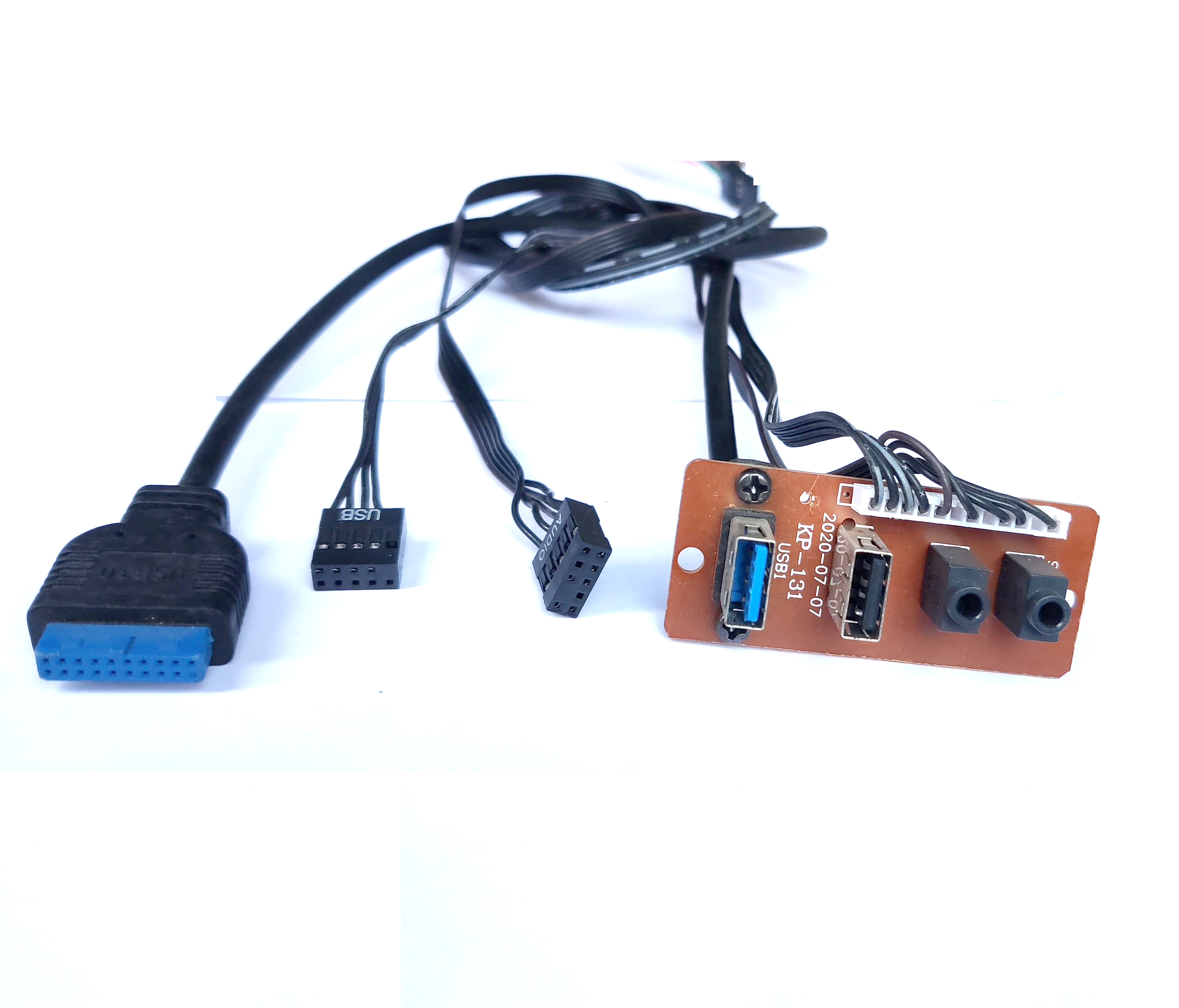 USB 2.0+ 3.0 port chassis PC computer case audio front panel replace cable. 