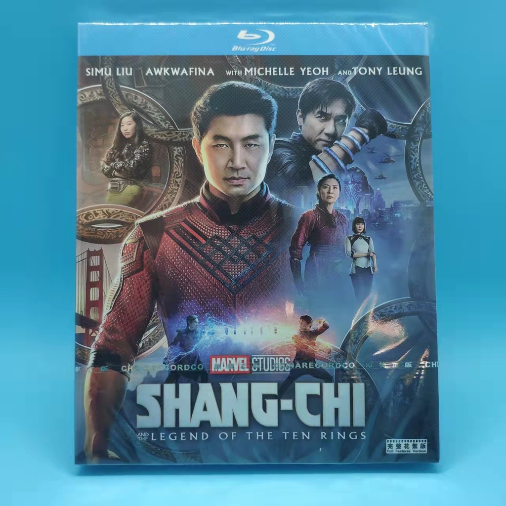 Blu-ray Shang-Chi and the Legend of the Ten Rings movie. 