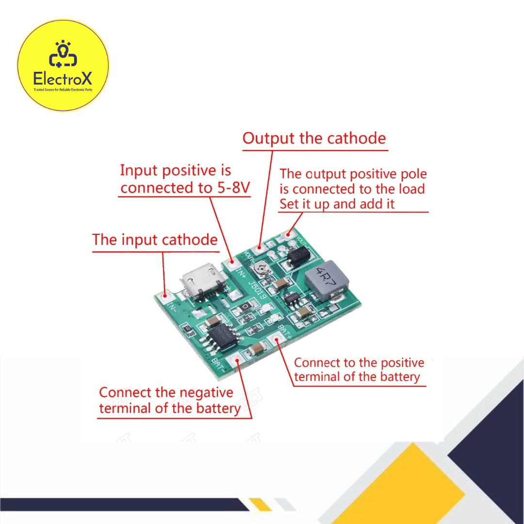 J5019 HW-357 Boost Module DC DC Step Up Adjustable UPS 4.5-8V To 3.7-27V 1A Boost Converter Adapters 3.7V 18650 AAA AA Battery Charger TP4056. 
