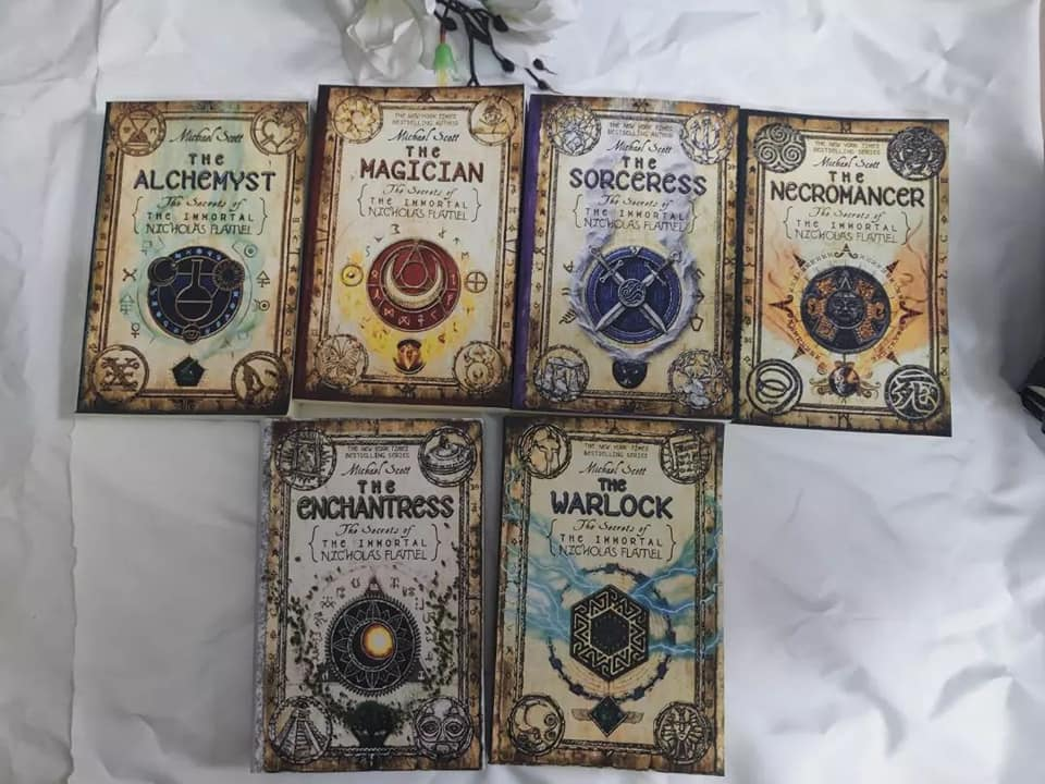 The Secrets of the Immortal Nicholas Flamel series by Michael Scott
