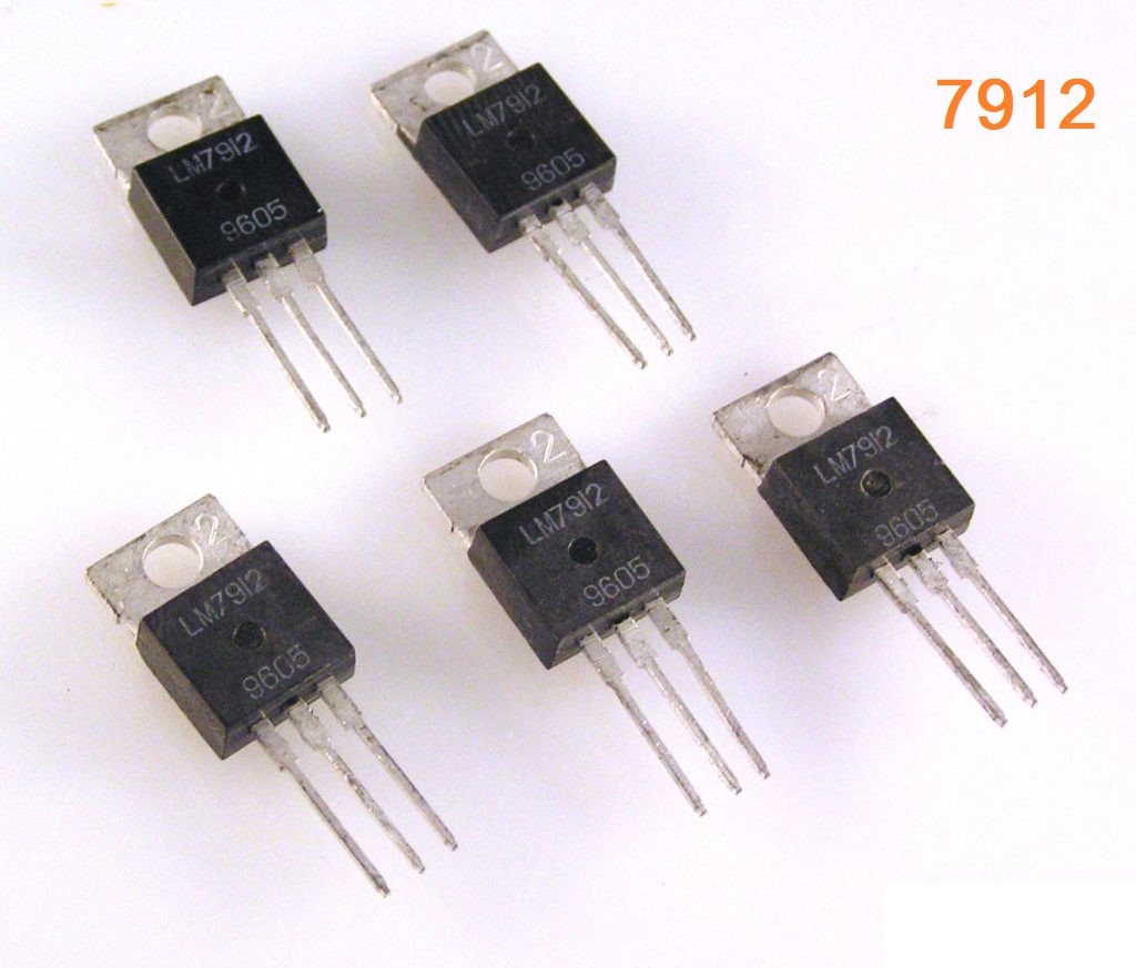 LM7912 L7912CV L7912 7912 -12V 1.5A Voltage Regulator IC 3 Pin TO-220 Package Fixed -12V Negative Voltage Regulator IC Chip. 