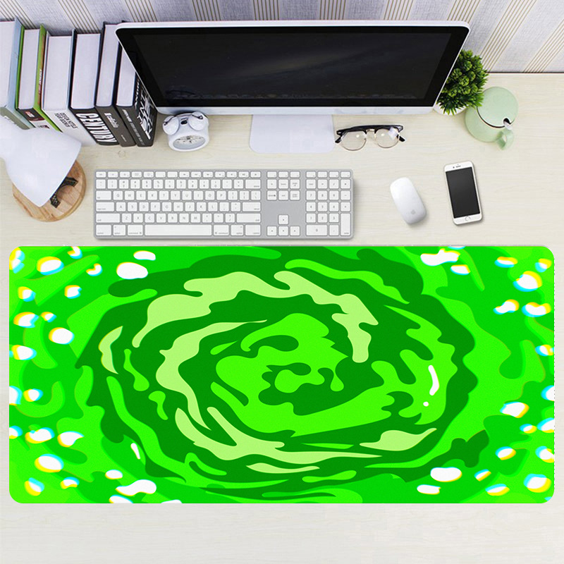 Mouse Pad Factory Oversized Anime Rick Morty Office Home Anti Slip Cross Border Exclusive Precision Seam Keypad. 