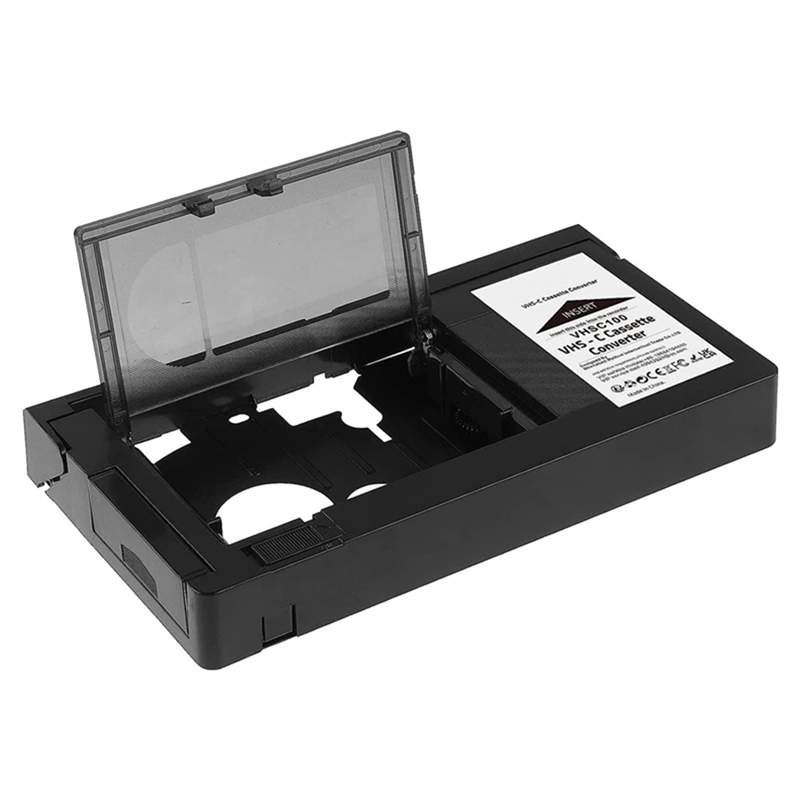 2PCS VHS-C Cassette Adapter for VHS-C SVHS Camcorders JVC RCA Panasonic Motorized VHS Cassette Not for 8mm/MiniDV/Hi8 Easy Install. 