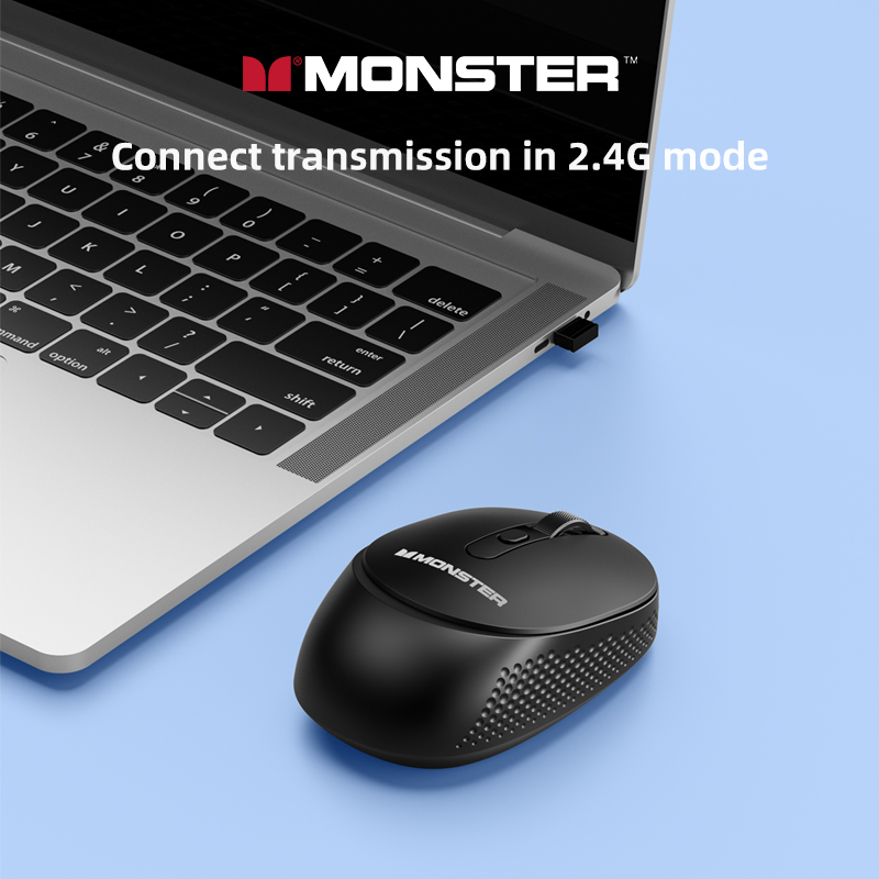 Greasy texture, suitable for PC fine hoice r M5 CMonste single-mode wireless gaming mouse is lightweight and comfortable. 