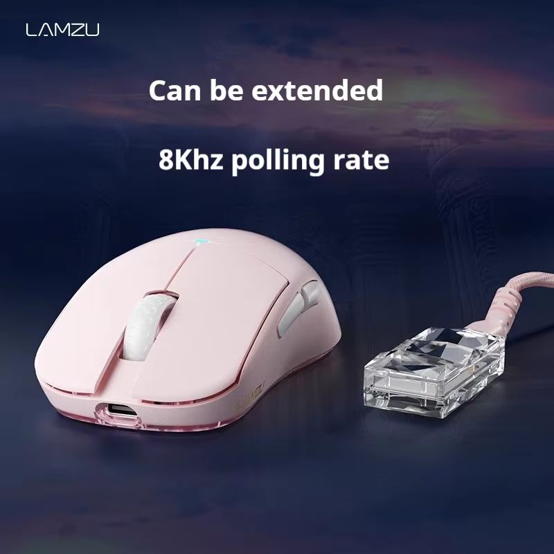 LAMZU Atlantis Mini Champion Wireless Mouse Dual-mode Lightweight Office Laptop Gamer Pc Gaming Mouse Custom Esports Mice Gift. 
