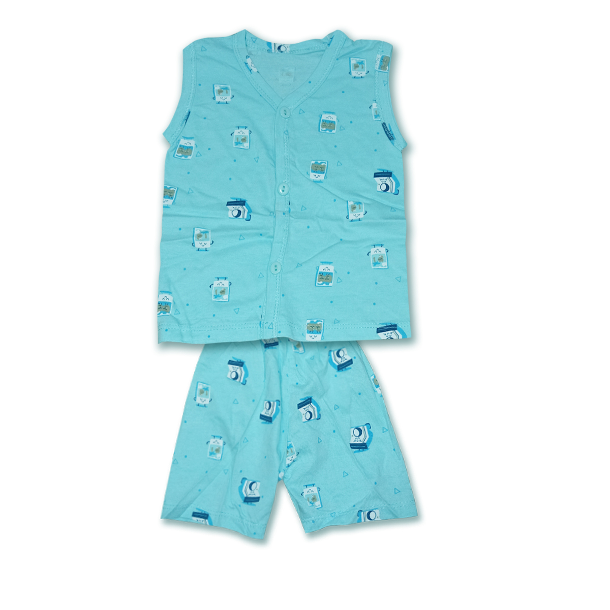 3 Pieces set Multi Color Cotton newborn Baby Magi T-shirt Set By Any Color- Comfortable And Stylish - Premium Quality. 