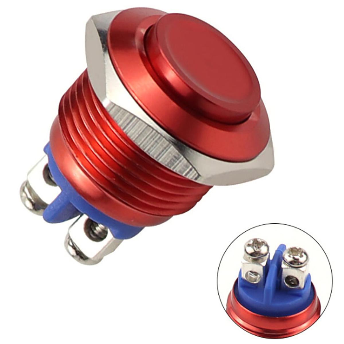 1Pc Momentary Push Button Switch 16mm Waterproof Mount Button Switch Encounter