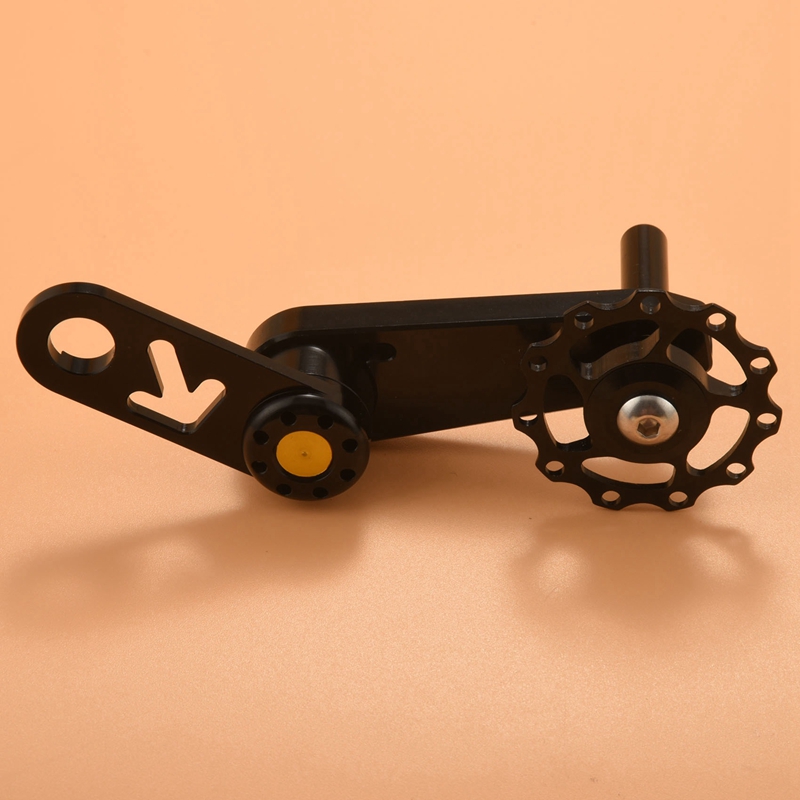 Folding Bike Chain Tensioner Bicycle Guide Wheel Single Speed Rear Derailleur Chain Tensioner with Sprocket. 