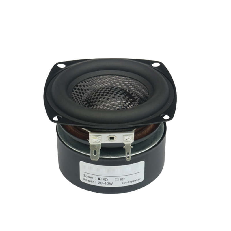 3 Inch Subwoofer Speaker 4Ohm 8Ohm Super Bass Speaker 25W Woofer Low Frequency Glass Fiber Woven Basin Loudspeaker Car Subwoofer