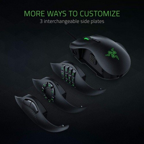 Razer Naga Trinity - Multi-color Wired MMO Gaming Mouse (Global). 