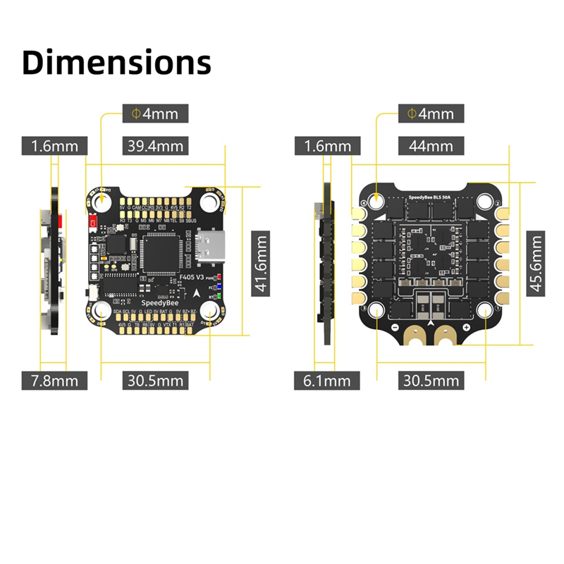 Firmware Flasher Analyze,BLS 50A 30X30 4-In-1 ESC. 