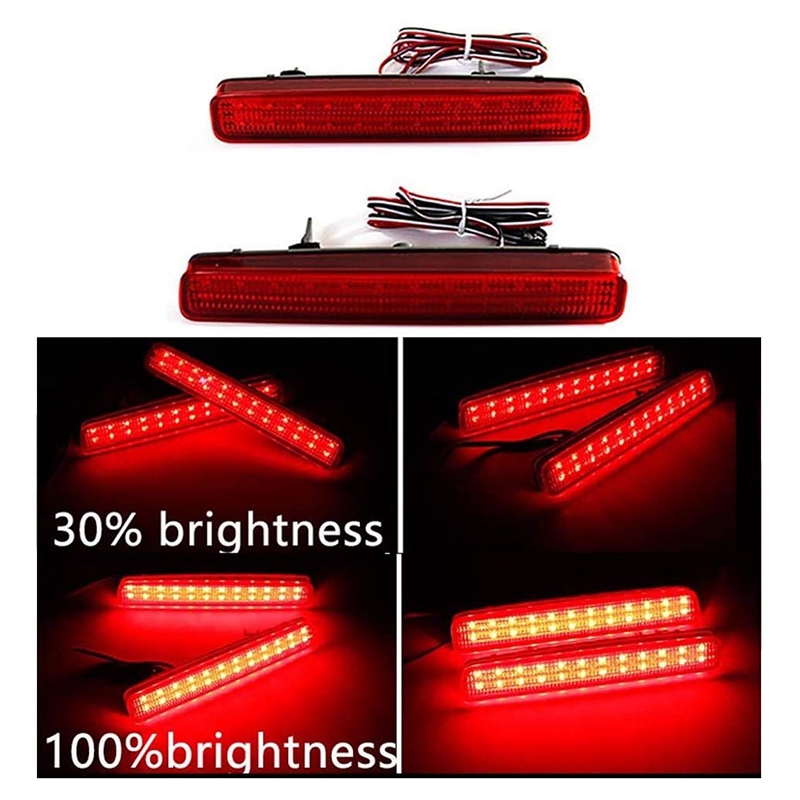 LED Rear Bumper Reflector Brake Light for Toyota NOAH VOXY 80 Pruis40. 