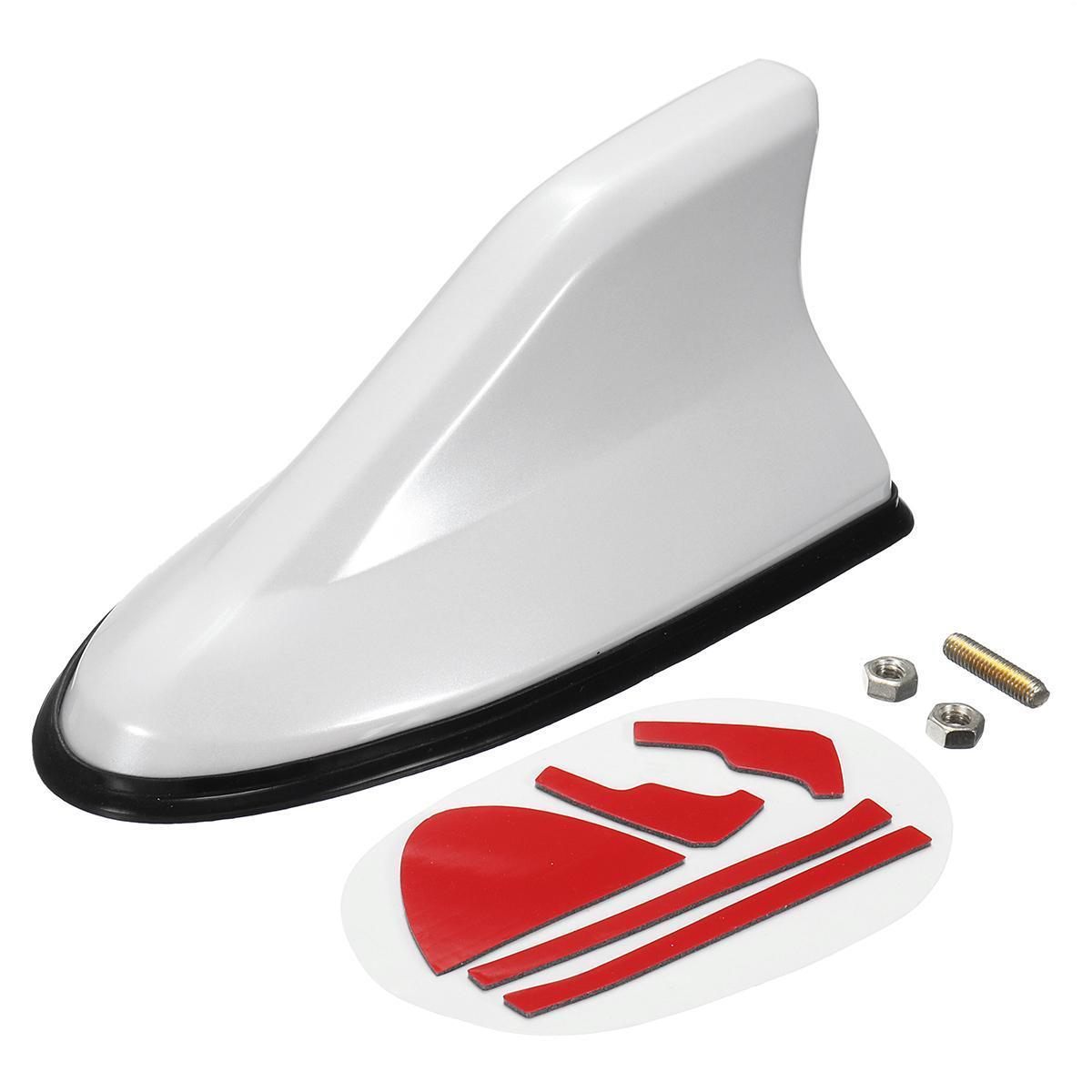 Grey Car Auto Shark Fin Universal Roof Antenna Radio FM//AM Decorate Aerial