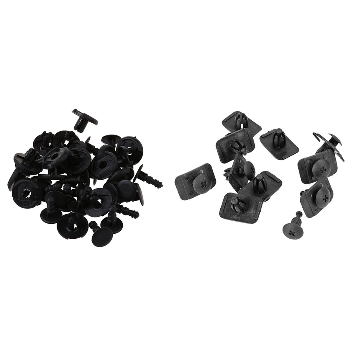 20X Fender Bumper Plastic Trim Clips for Mazda Toyota & 10Pcs Fender Liner Fastener Rivet Push Clips for Mazda 323