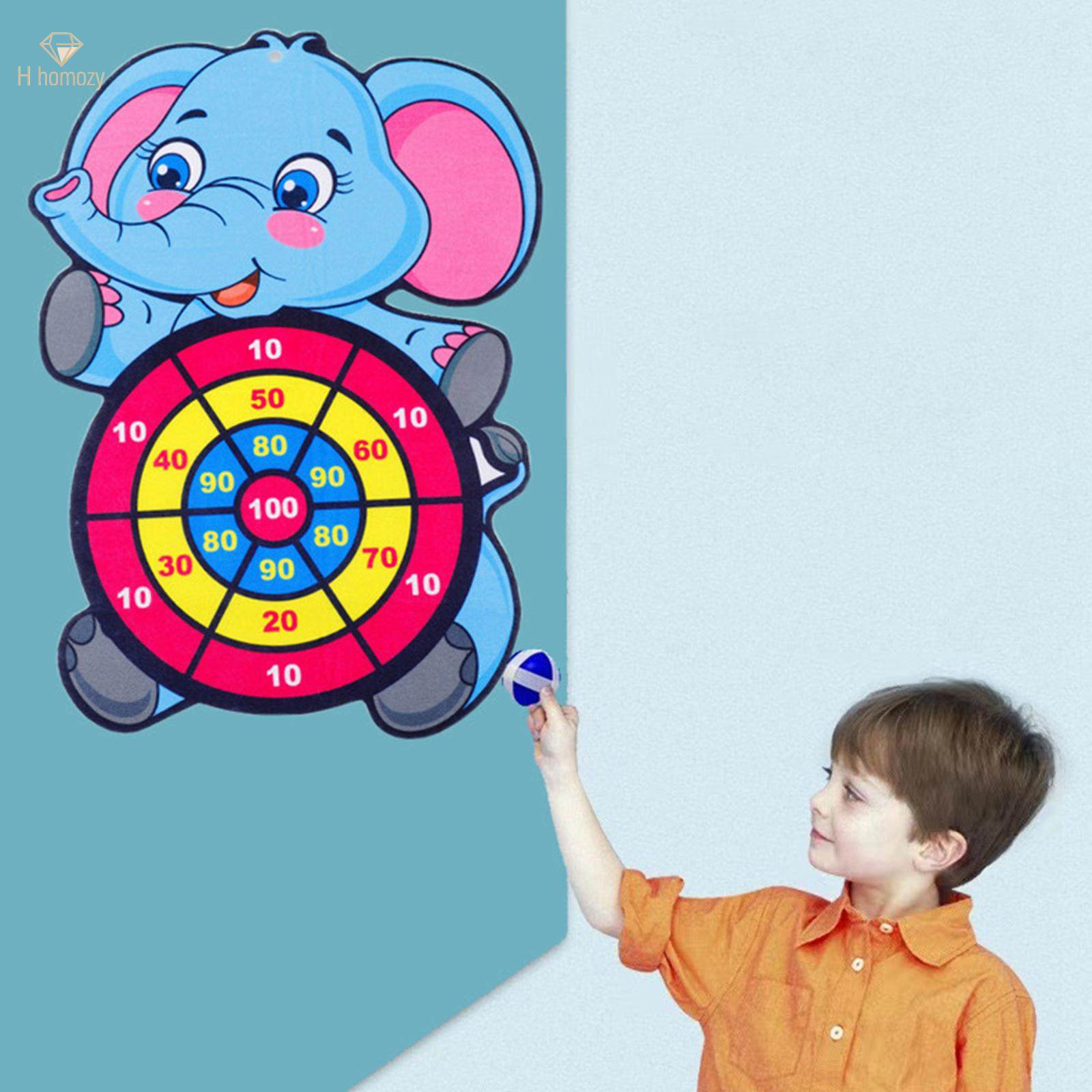 Sticky Ball Target Board with 15 Sticky Ball Toss Game for Lawn Outside Gift. 