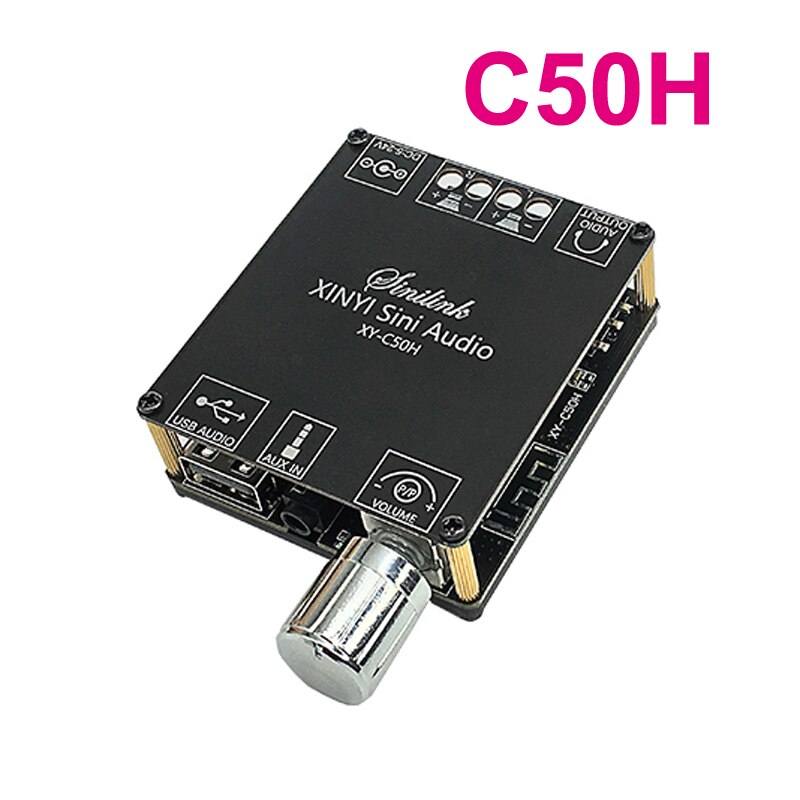 Bluetooth-compatible 2*50W 2*100W AUX TPA3116 Digital Power Amplifier Board 2.0 CH Stereo Music Wireless Module Audio AMP - C50H 24V4A. 