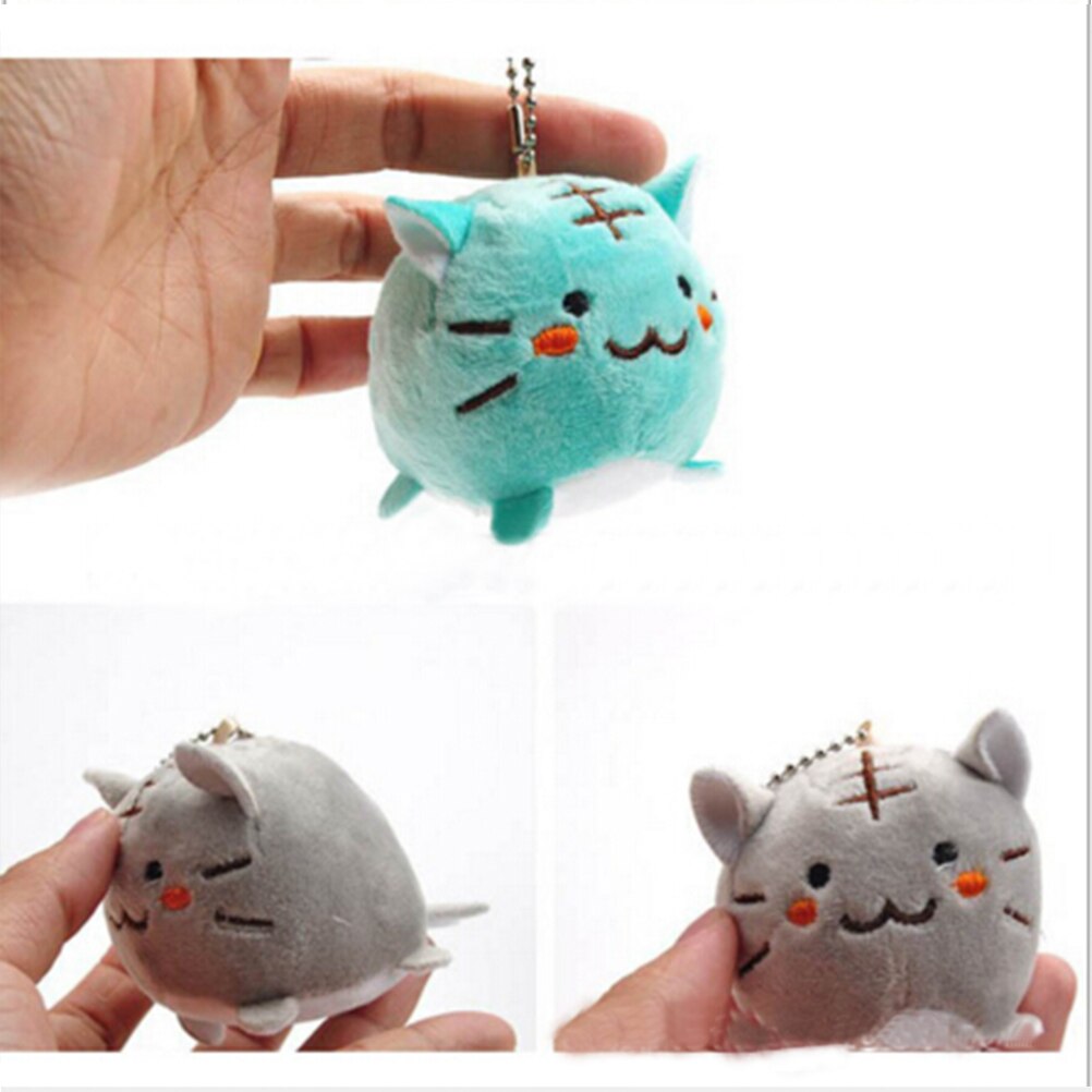 【VisioN Shop】Gift Pendant Plush Tiger Cat Squishy Kawaii Present Charms Cell Phone Straps. 