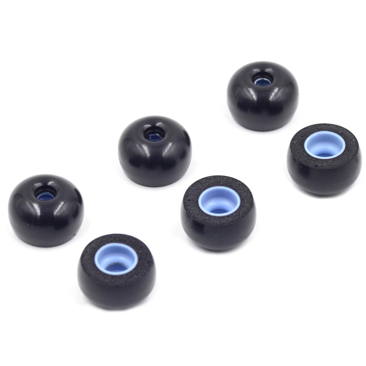 (New)6 PCS Memory Foam Earplugs For TWS Jabra Elite 65T Sony WF-1000XM3 Real Wireless Headset Large