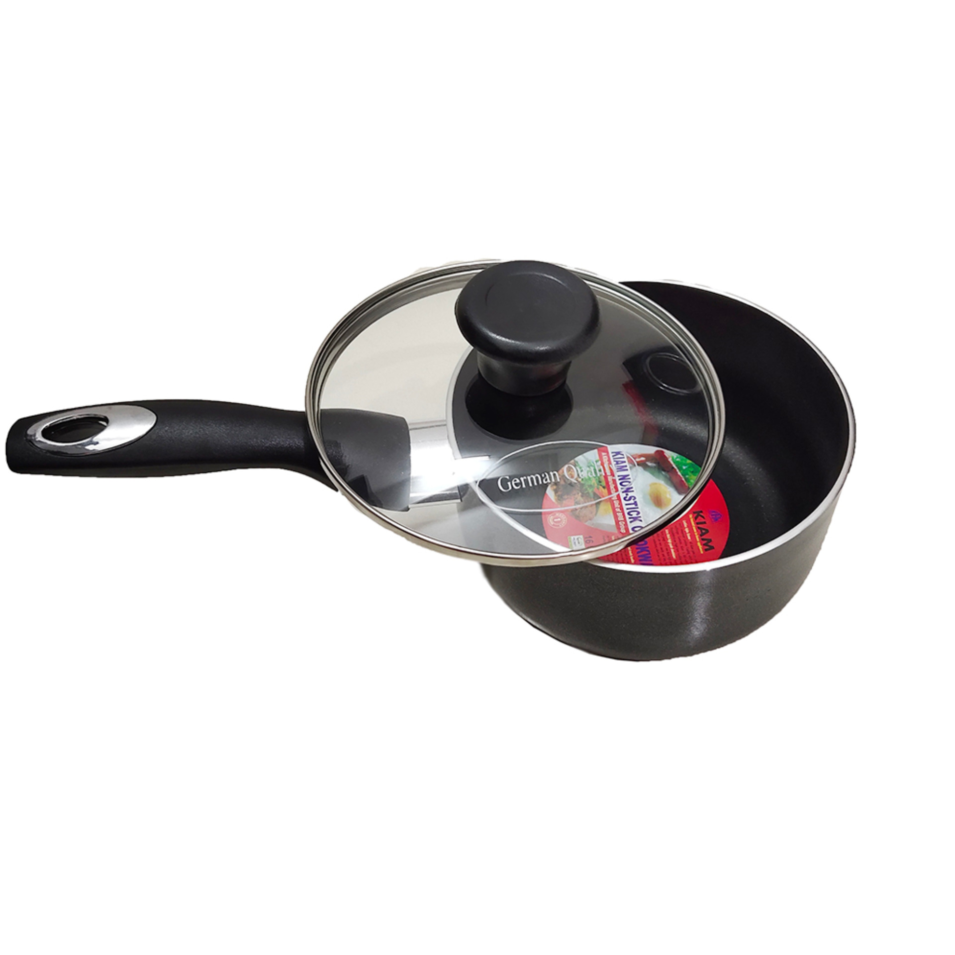 small frying pan with glass lid