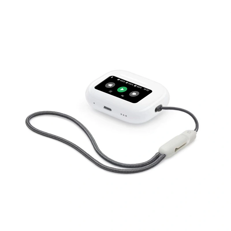WiWU T22 ANC True Wireless Earbuds with LCD Touch Screen. 