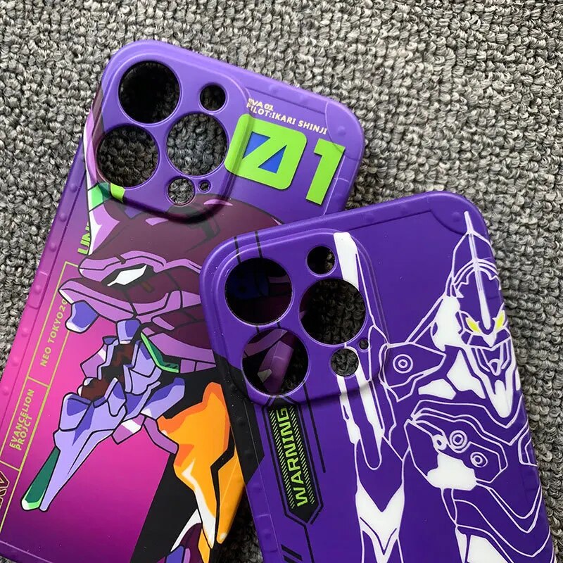 NEON GENESIS EVANGELION EVA-01 TEST TYPE phone case for iPhone 14 13 12 11 Pro Promax X Xs XR max plus All inclusive cover shell. 