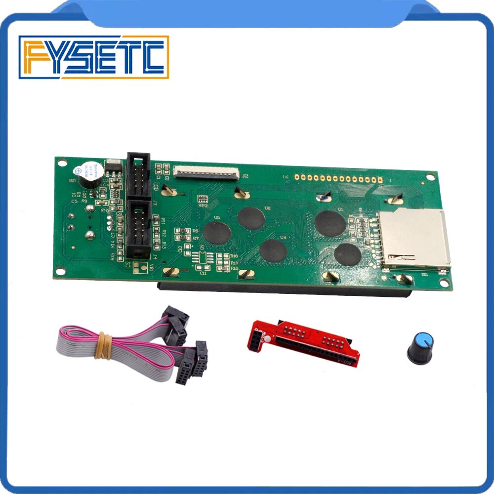 Update 2004 LCD V1.3 Display 3D Printer Controller RAMPS 1.4 Mendel 2004LCD Screen (20 characters x 4 lines) For Anet A8. 
