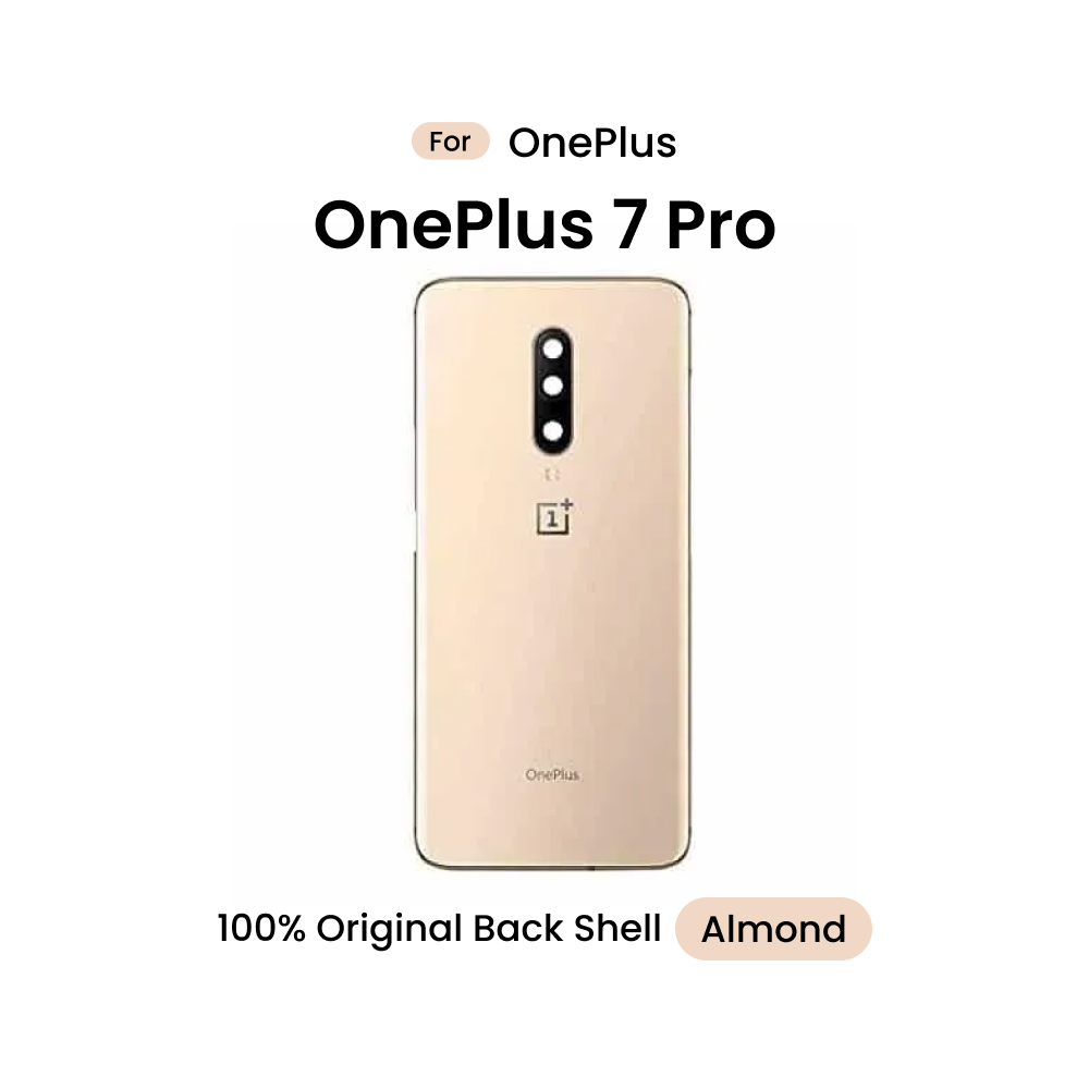 For OnePlus 7 Pro Back Shell/ Back Glass Collect From Phone Fresh Replacement Parts
