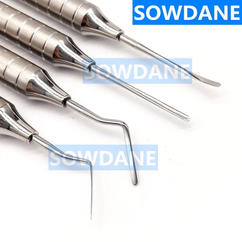 Dental Flex Periotome Power Teeth Extraction Set Tooth Extractor Titanium Tip Flexible Dental Periodontal Instruments Tool. 