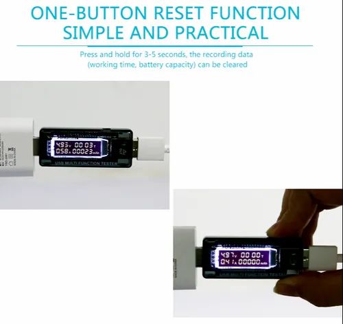 SUNSHINE SS-302A Digital Dispay USB Tester Current Voltage Charger Capacity Doctor Quick Charge Power Bank Meter Voltmeter. 