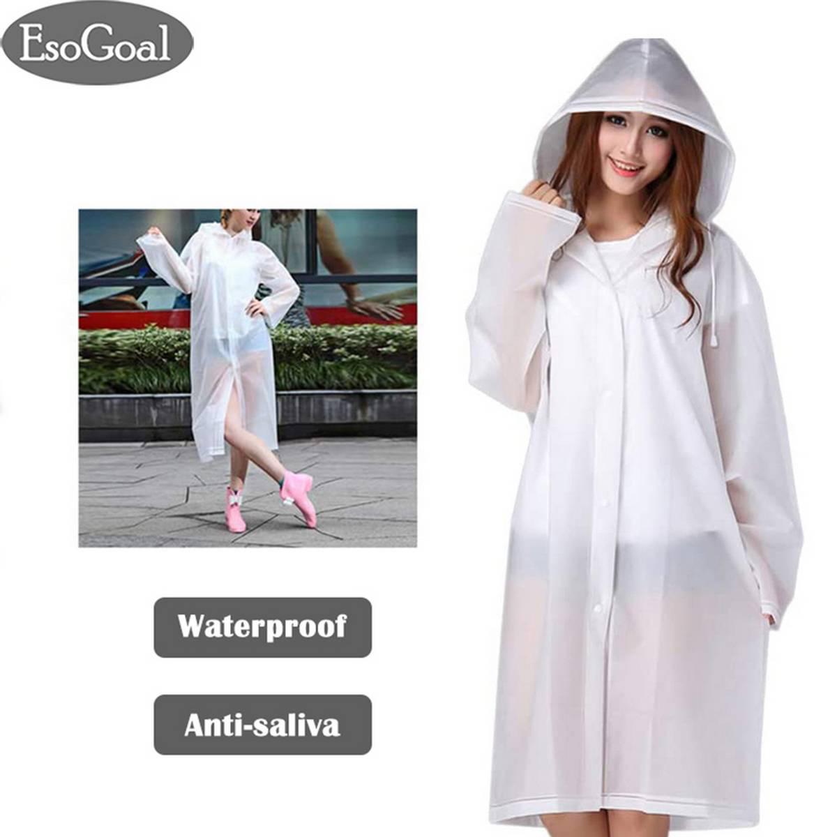 Transparent hot sale raincoat price