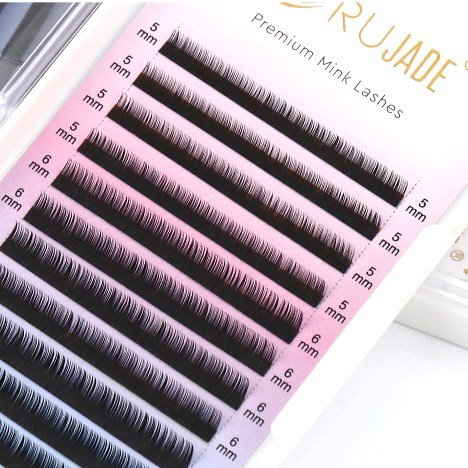 Lower Lashes Mix 5 6 7mm Bottom Lash Extensions B/C Curl Under Eyelashes Individual Lashes Natural Short Mink Eyelash Extensions Lateil. 